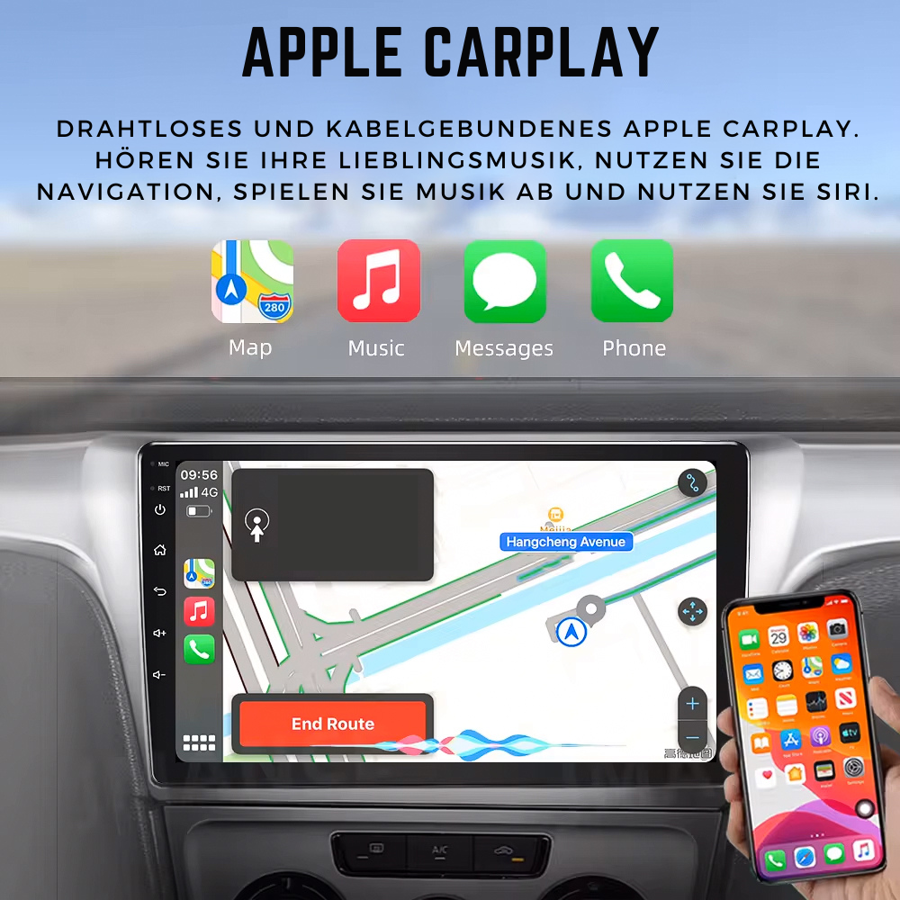 Universeller | 7-Zoll-Doppel-DIN | Android 13 Autoradio | Apple CarPlay | Android Auto - AutoTunes