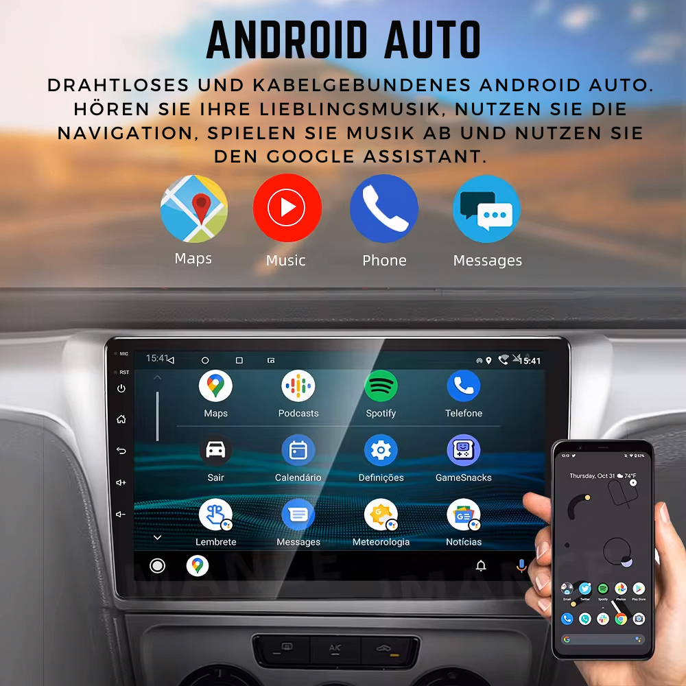 Ford Transit Tourneo | 2013-2019 | Android 13 Autoradio | Apple CarPlay | Android Auto - AutoTunes