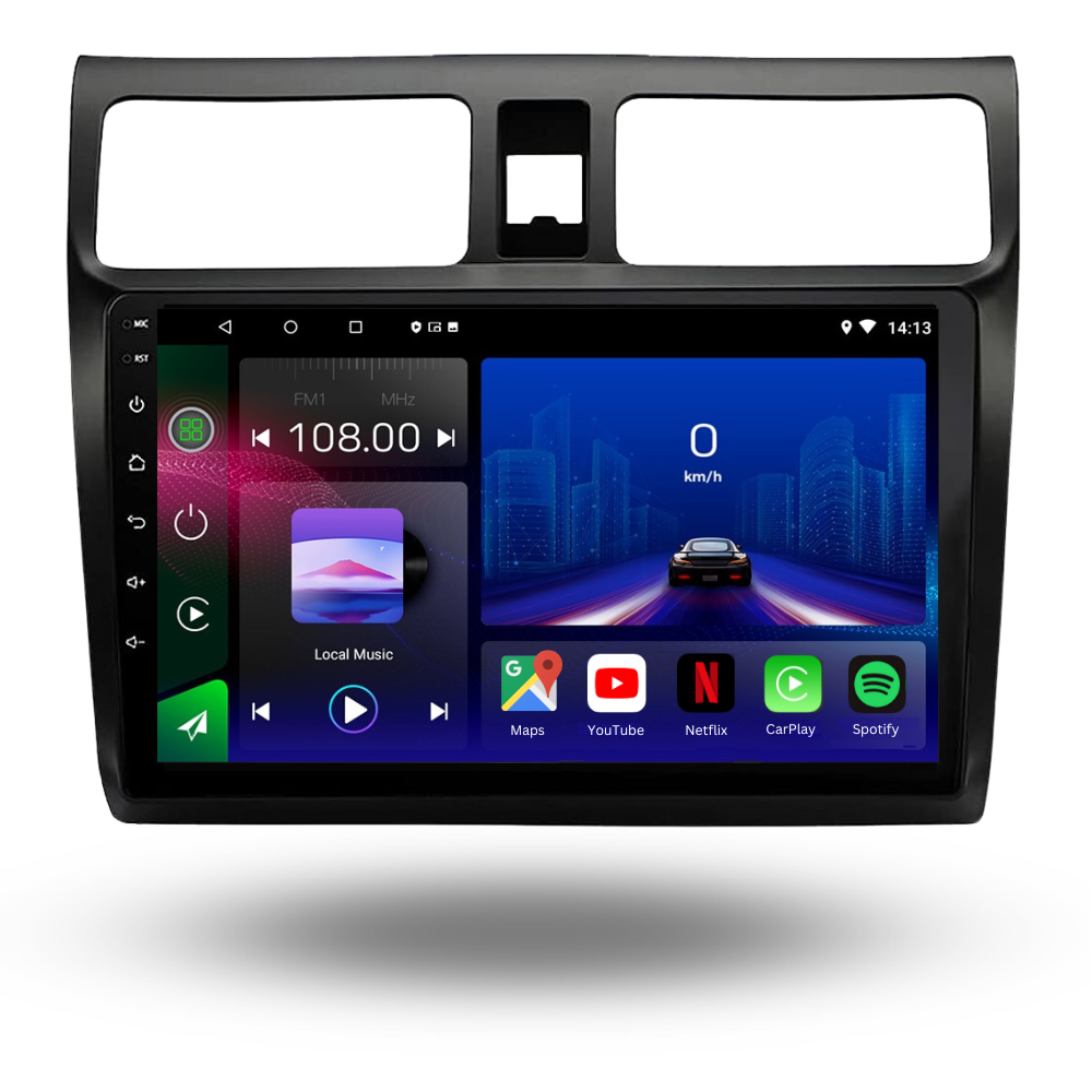 Suzuki Swift | 2003-2010 | Android 13 Autoradio | Apple CarPlay | Android Auto - AutoTunes